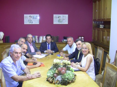 Συνάντηση του Υπουργού Υγείας, κ. Άδωνι Γεωργιάδη, με το Προεδρείο του Πανελληνίου Ιατρικού Συλλόγου.  